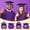 Purple, variant on 50-Pack Graduation Candy Boxes - Doctoral Hat Shaped Gift Boxes for Party Favors, Graduation Decorations & School Events