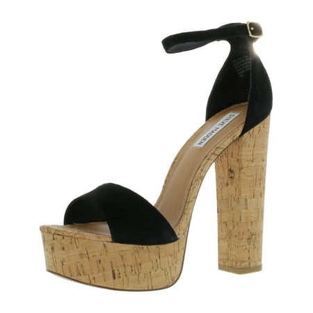 Womens Black Suede Pumps - Steve Madden Women's Gonzo Suede Black Ankle-High Pump - 9.5M