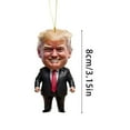 President Donald Trump Ornament 47th President of The United States Inauguration Day 2025