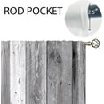 thumbnail image 3 of Farmhouse Wooden Grey Daisy Rustic Country Floral Bathroom Window Kitchen Short Curtains, 3 of 7