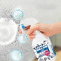 Wall Mold Remover under $5! Yannianjz Wall Mold Remover Spray, 300ml Mildew Stain Cleaner, Bathroom Tile Grout Cleaner, Household Cleaning Spray, White Wall Cleaner, Mold Removal Solution
