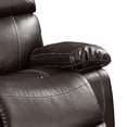 thumbnail image 5 of Bonded Leather Rocker Recliner In Espresso Brown, 5 of 6