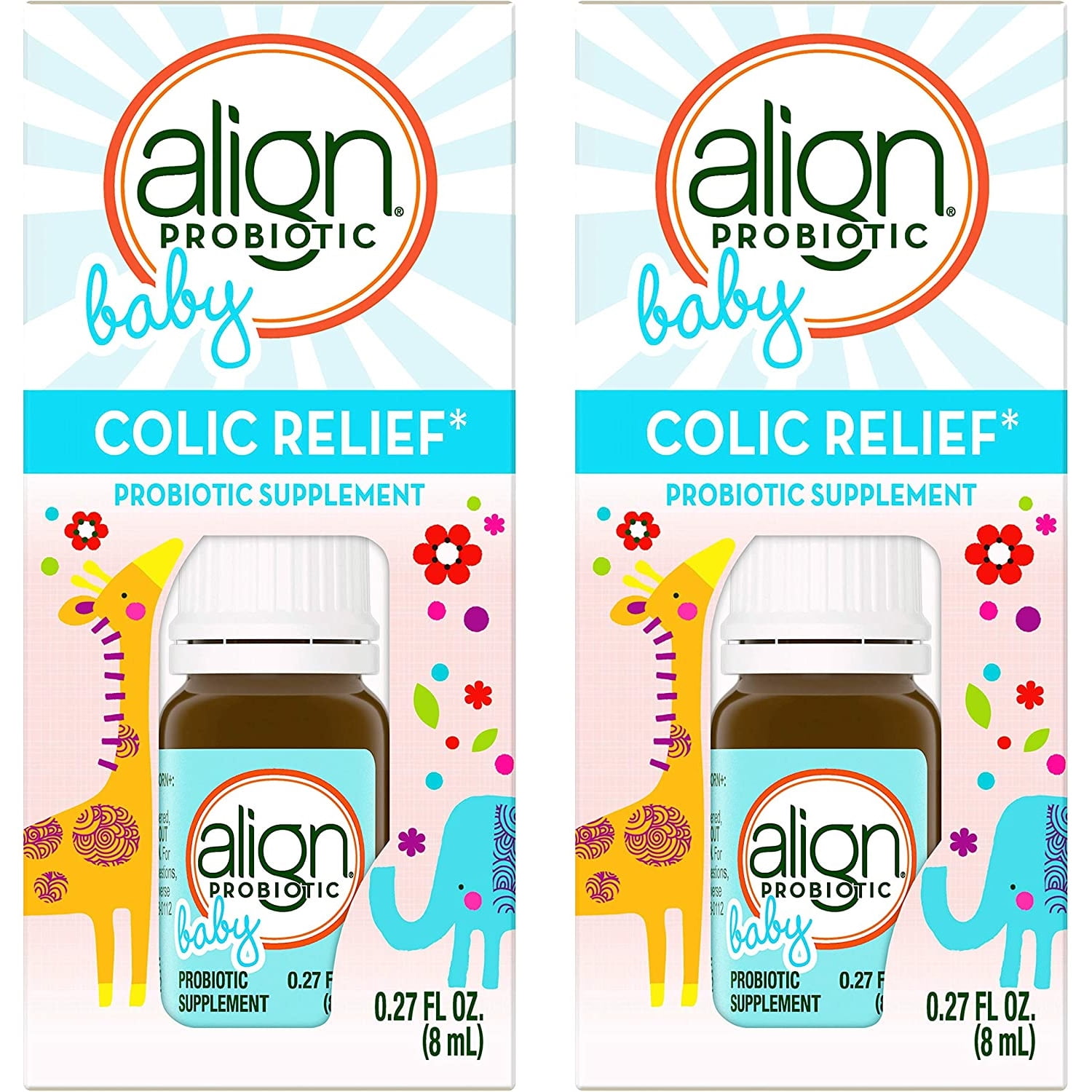 Align Baby and Infant Probiotic Drops, 0.27 fl oz, 25 Doses of Colic