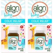 Align Baby and Infant Probiotic Drops, 0.27 fl oz, 25 Doses of Colic Relief, 2 Pack
