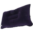 thumbnail image 2 of EeaseMX Almohada inflable NUOLUX de tela flocada supergruesa, portátil, para viajes al aire libre (azul oscuro), 2 of 7