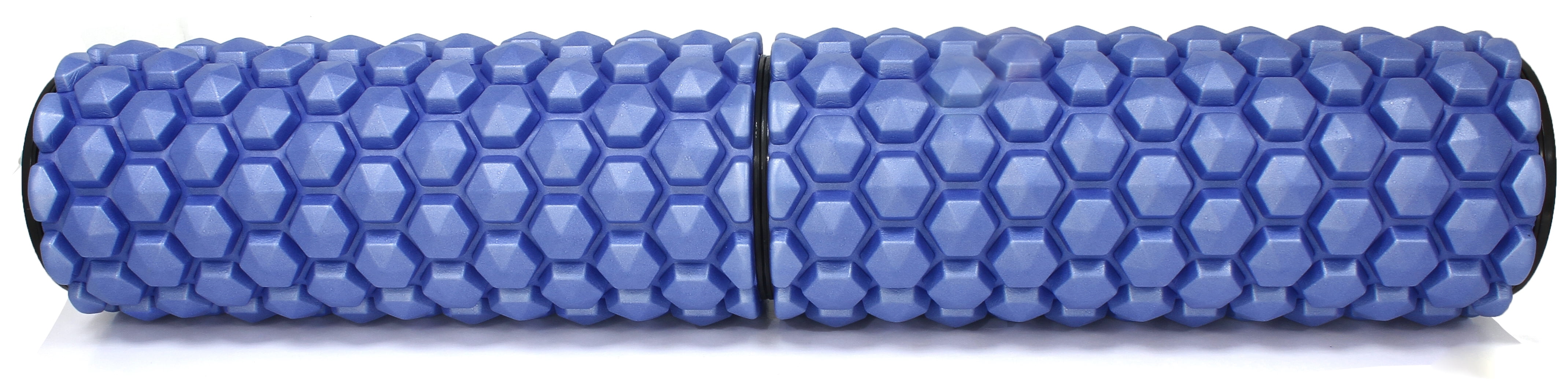 Sol Living High-Density Foam Roller - For Muscular Relaxation, Workouts & Physical Therapy - Stretch, Massage and Relieve Tension in Muscles - Firm & Durable - Blue/Black, 25" x 6"
