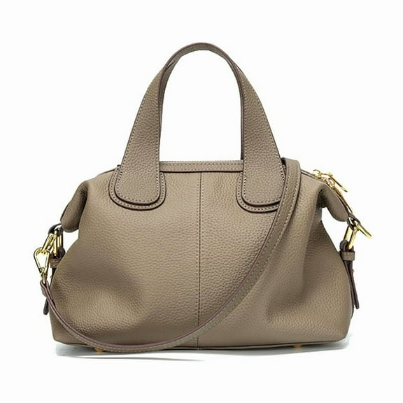 Genuine Leather Women's Bag Purse Shoulder Handbag Cowhide Large Travel Bag