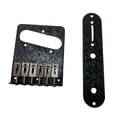 thumbnail image 2 of lionlar Saddle Bridge Plate Sturdy Hardtail Bridge for Musical Instrument black, 2 of 9