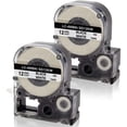 thumbnail image 1 of Compatible Label Tape Replacement for LC-4WBN9 LK-4WBN Work for Epson LabelWorks LW-300 LW-400 LW-500 LW-600P LW-700, 1 of 5