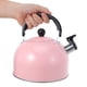thumbnail image 2 of Tetera silbante de acero inoxidable: Tetera plegable de 3 l con asa para estufa y silbato fuerte. Ideal para usar en casa, dormitorio, apartamento o camping., 2 of 8