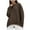 Brown, variant on Women's Holiday Fair Isle Wool Blend Pullover Sweater Women's Fashionable Oversized Round Neck Pullover Sweater Soft Wool Blend Comfortable Knitwear
