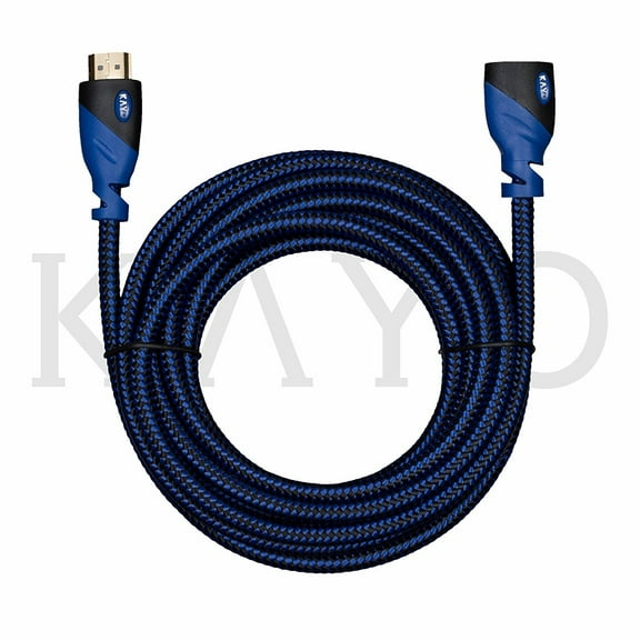 HDMI Extender - Male to Female, Extension Cable - (1-Pack) High-Speed HDMI Cable (2.0b) Supports: Ethernet, Audio Return, 4K, 3D, HD, 2160p, 18gbs, (Latest Version) HDCP 2.2 Compliant (20FT)