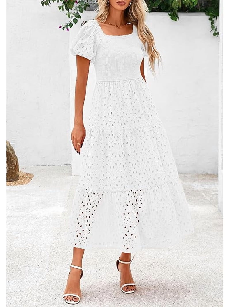 chinese dress ladies Seltaon Womens Fall Plus Size Maxi Dresses Casual Long Sleeve Polka Dot  Flowy Swing Shirt Long Dress with Pockets at Amazon Women's Clothing store