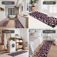 thumbnail image 5 of Pink and Black Of Leopard Print Kitchen Rugs Sets Of 3,Kitchen Runner Rugs Non Skid Washable,Decorative Kitchen Floor Mats for Kitchen,Sink,Laundry,17"x30"+ 17"x47" + 17"x59", 5 of 6