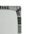 thumbnail image 3 of Ambesonne Grey Fitted Sheet, Plaid Patchwork Retro, Queen Size, White Black Grey, 3 of 3