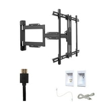 Kanto PS350 Tv Mounting package W/ Single outlet thru wall power kit