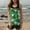 Green, variant on Sakmal Plus Size Tankini Btahing Suits for Women Full Coverage Swimwear Tropical Blue Floral Womens Bathing Suits L