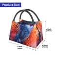 thumbnail image 2 of Honeii Vibrant Hummingbird Watercolor Art Print Cooler Bag Insulated, Large Leakproof Soft Sided Portable Cooler Bag,Lunch Box Lunch Bag, 2 of 6