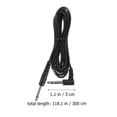 thumbnail image 2 of BEADCEST 2Ud Cable Para Guitarra Negro Con Señal Y Accesorio Ideal Para Instrumentos, 2 of 8