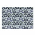 thumbnail image 1 of Purple and Black Cutting Board, Scattered Round Big and Small with Mandala Inspired Design, Decorative Tempered Glass Cutting and Serving Board, Small Size, Violet Black White, by Ambesonne, 1 of 1