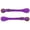 Purple, variant on Showman Youth Glitter Leather Spur Straps