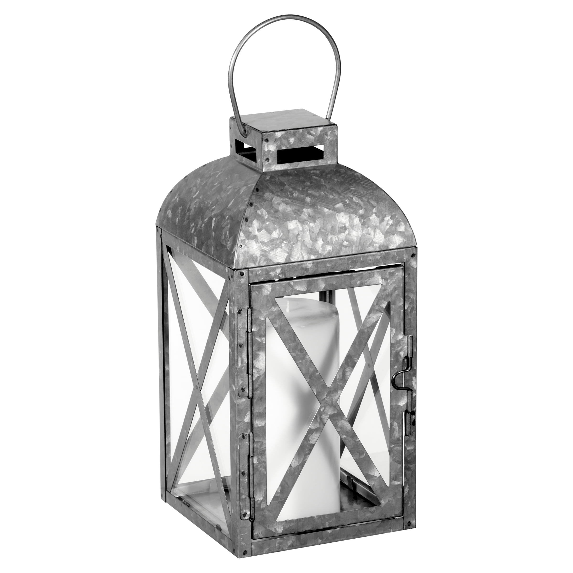 Metal Candle Holder Small Iron Lantern Shaped Lantern Candle Holder Black  White Color From Yf20150307, $6.02