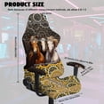 thumbnail image 2 of Whosucclay Boho Mandala Horse Print Gaming Chair Cover, Stretchable Machine Washable Computer Chair Seat Slipcovers with Armrest Cover Fits Most Office/PC Chairs & Racing Style Seats, 2 of 8