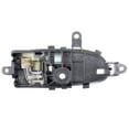 thumbnail image 2 of PT Auto Warehouse NI-2121RA-LH - Interior Inner Inside Door Handle, Silver Lever with Black Housing (Charcoal) - Left Driver Side Fits select: 2009-2014 NISSAN MAXIMA, 2 of 2