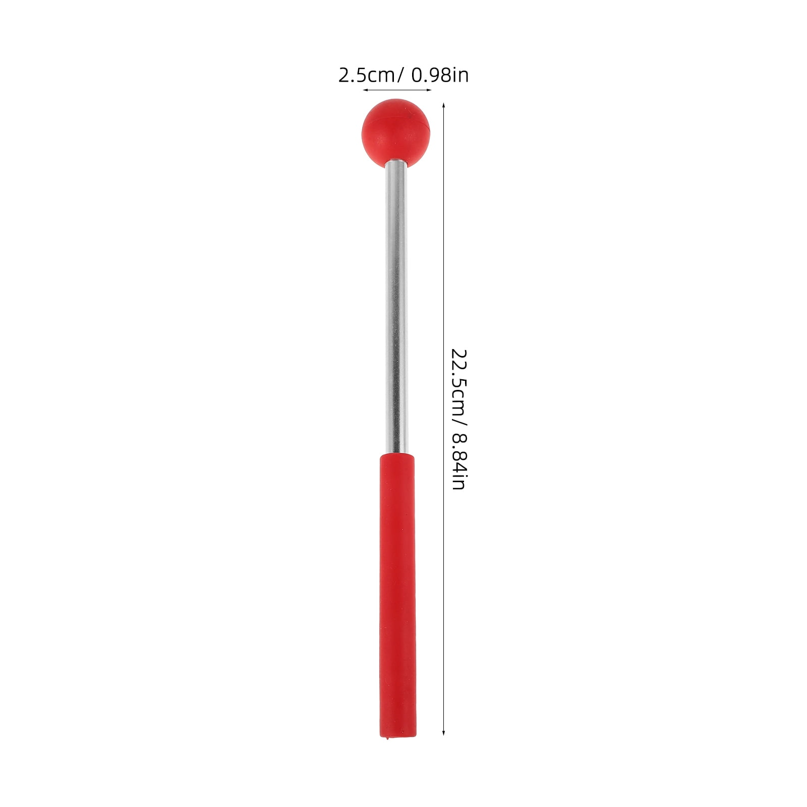 HORIALENCE 1 Pair Percussion Sticks for Drum Equipment Comfortable Handle Design 8.9x1x1in