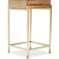 thumbnail image 3 of Home Square Modern Living Room Accent Table in Beige and Gold - Set of 2, 3 of 11