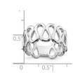 thumbnail image 3 of Sterling Silver Fancy Swirl Ring Band, 3 of 5