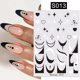 thumbnail image 1 of Harunouta Blooming Ink Marble 3D Nail Sticker Calcomanías Hojas Heart Transfer Nail Sliders Abstract Geometric Line Nail Water Decal Tan Jianjun unisex, 1 of 2