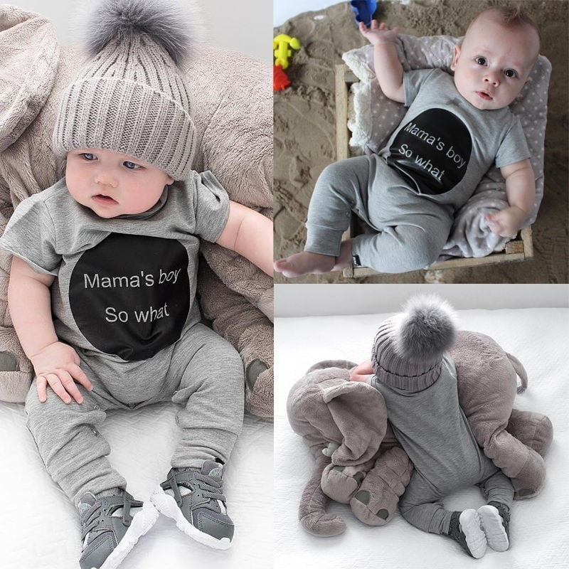 Cotton Bodysuit Newborn Baby Girl Boy Clothes Romper Jumpsuit Playsuit Outfits 