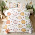 thumbnail image 2 of Erosebridal Bunny Quilt Full for Boys Girls, Soft Pastel Full Bedspread Sets, 3-Piece 1 Coverlet and 2 Pillowcases, 2 of 7