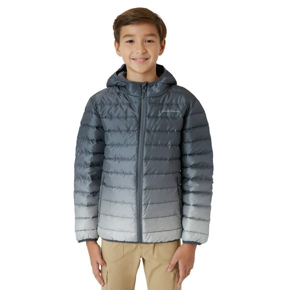 Eddie Bauer Kids CirrusLite Down-Fill Girls & Boys' Outerwear Jackets & Coats, Iron, X-Small