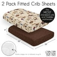 thumbnail image 6 of Sweet Jojo Designs Wild West Cowboy Multicolor Fitted Crib Sheets 2 Piece Set, 6 of 6