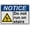 Warning Sign 1, variant on Industrial ANSI Customer Service Policies Sign - 8"x12" Weatherproof Plastic UV Resistant (Backpacks & containers subject to inspection) for Indoor/Outdoor