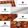 thumbnail image 5 of Orange Maple Leaves Fall Outdoor Rug 3x5 Ft, Non Slip Washable Area Rug, Thanksgiving Orange Buffalo Plaid Patio Rugs Carpet Runner, Large Floor Mat for Indoor/Outdoor Deck Porch Camping, 5 of 8