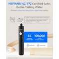 thumbnail image 4 of Waterdrop RF17 Replacement Filter Cartridge for 17UA/17UB Under Sink Water Filter, Reduces PFAS, PFOA/PFOS, Lead, Chlorine, Bad Taste & Odor, NSF/ANSI 42 Certified, 24K Gallons High Capacity, 4 of 8