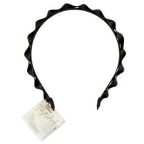 Tayshia by Scunci Twisted Faux-Leather No-Squeeze Fashion Headband, Black