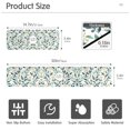thumbnail image 3 of Yayeee Faucet Mat for Kitchen Sink 14.7" Diatomite Long Splash Guard Pad, Darker Leafy Pattern, 3 of 7