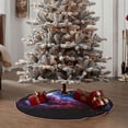 thumbnail image 4 of Lukts v Print Color Life Christmas Tree Skirt, Winter Holiday Tree Mat Decoration ,Can be Used as A Shawl-48", 4 of 6