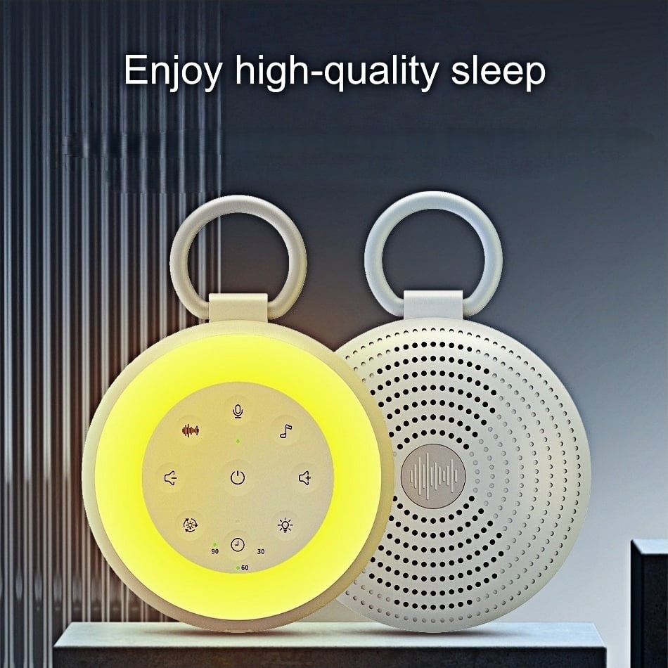 Tancola Portable   White Noise Sound Machine with 24 Relaxing Sounds, Adjustable Night Light for Baby & Adults