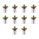 thumbnail image 1 of Decoraciones navideñas, adornos navideños, regalos navideños, tarjeta de decoración de copa de vino tinto de Navidad, gorro de Papá Noel, tarjeta de fiesta, decoración de copa de vino, centro comercia, 1 of 5