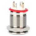 thumbnail image 1 of Botón De Interruptor Botón De Interruptor Plano Interruptor Plano Interruptor De Reinicio Automático Interruptor De Botón Pulsador 2 Uds 12mm 4 Pines Botón De Metal De Ccdes Otros, 1 of 8