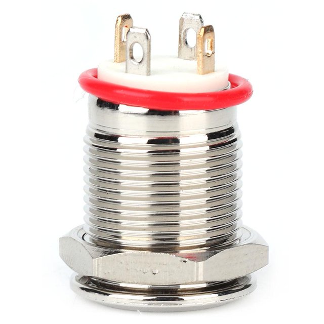 Botón De Interruptor Botón De Interruptor Plano Interruptor Plano Interruptor De Reinicio Automático Interruptor De Botón Pulsador 2 Uds 12mm 4 Pines Botón De Metal De Ccdes Otros