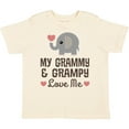 thumbnail image 3 of Inktastic My Grammy and Grampy Love Me Boys or Girls Toddler T-Shirt, 3 of 5