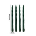 thumbnail image 3 of Rojia 9.8 Inch Spiral Taper Candles for Home Decoration, 4 Pack Gradient Candlesticks for Dinner Party Wedding Holiday Spring Xmas Home Indoor, 3 of 7