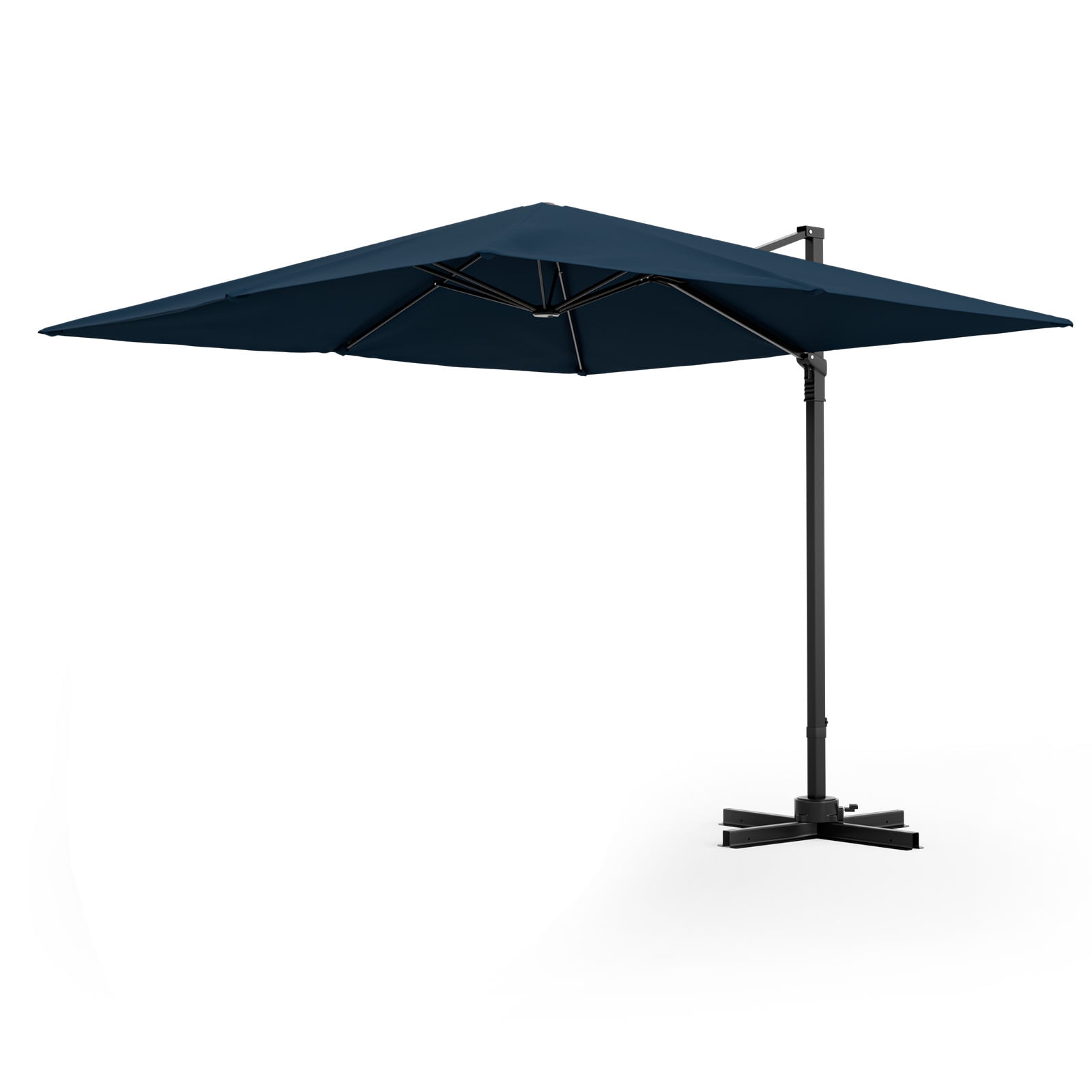 Vicamelia Patio Square Cantilever Offset Hanging Umbrella, Tilt