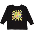 thumbnail image 3 of Inktastic I Love my Gramma- sun and rainbow letters Boys or Girls Long Sleeve Toddler T-Shirt, 3 of 5